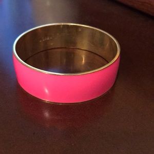 J. Crew hot pink bracelet